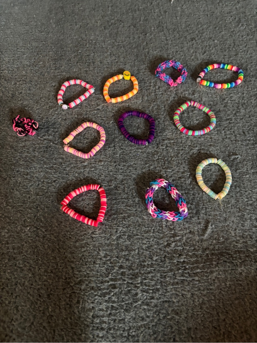 Colorful Kids Stretch Bead Bracelet Set - Multicolor Fun